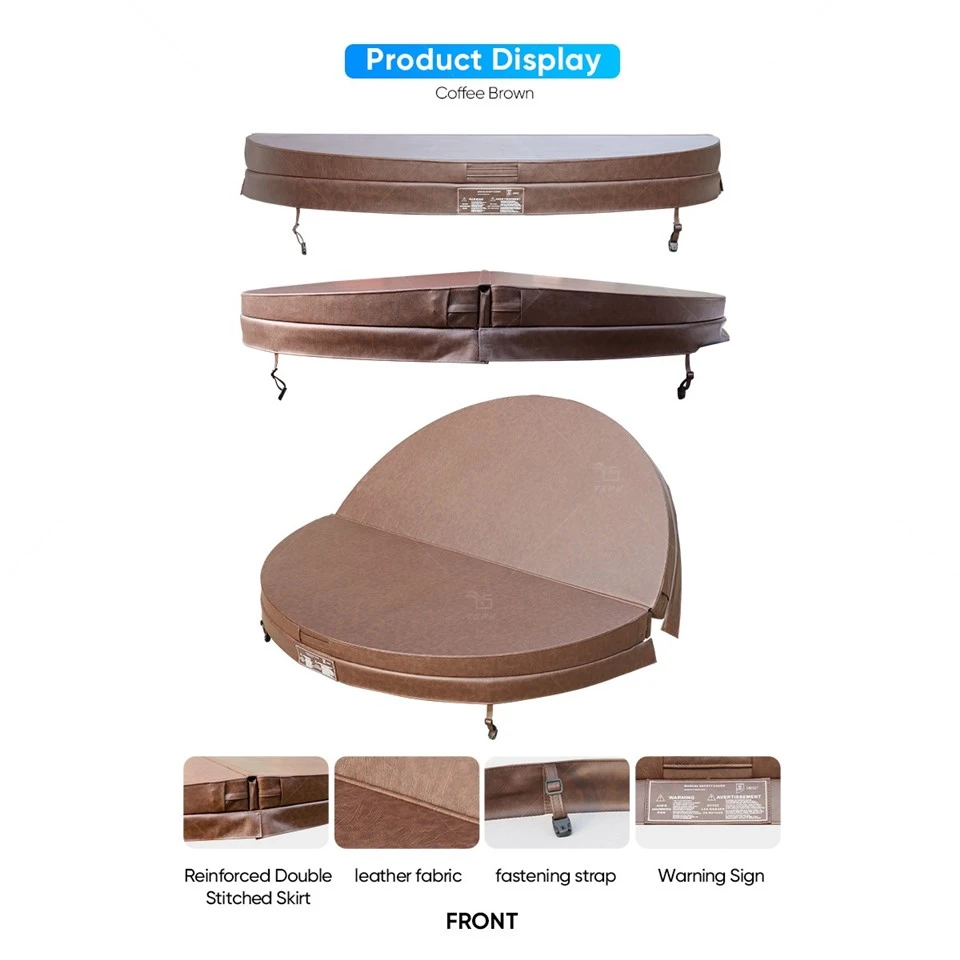 Brown Round Spa Cover high quality