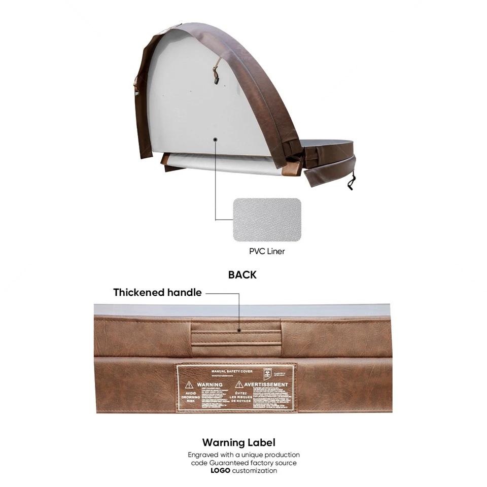 Brown Round Spa Cover price