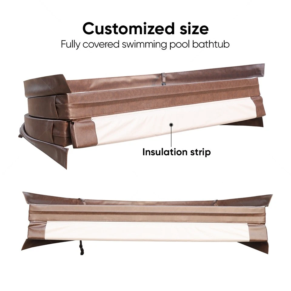 Brown Round Spa Cover high quality