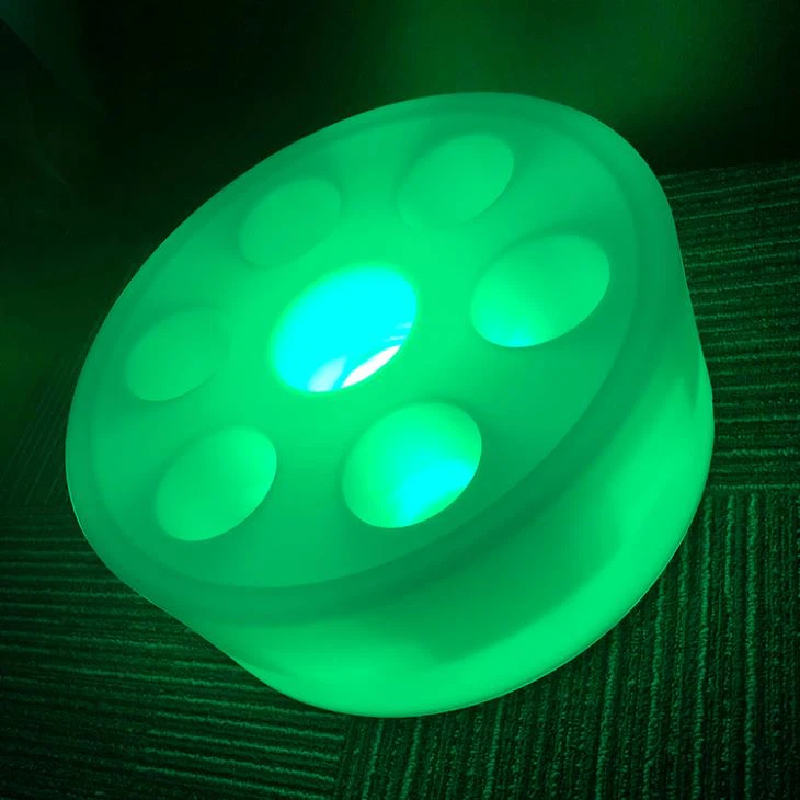 LED Spa Floating Round Wine Tray