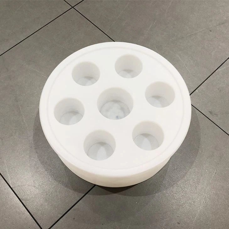 LED Spa Floating Round Wine Tray